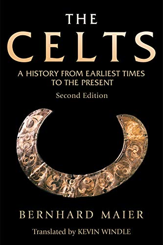 Book cover: "The Celts" with gold lettering and a torc image.