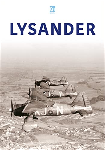 Book cover with title "Lysander" and a black and white image of aircraft.
