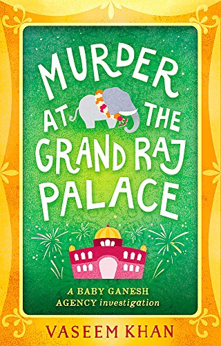 Book cover: green background, elephant, palace, and bold title text.