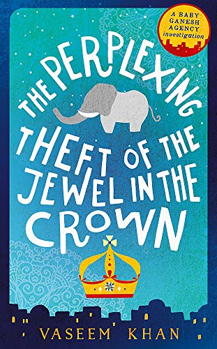 Book cover featuring an elephant, a crown, and the title on a blue background.