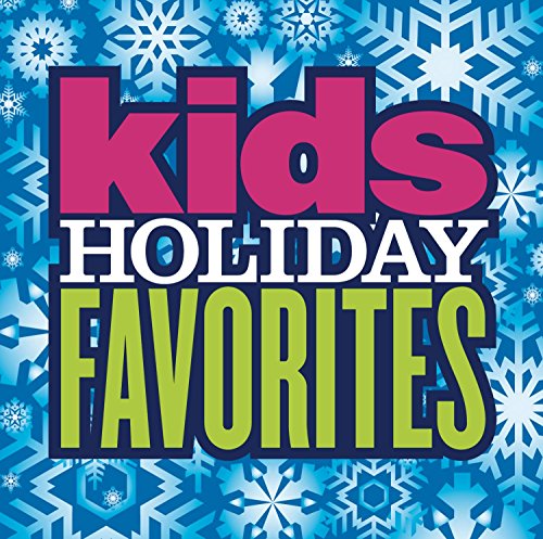 CD cover with colorful text reading "Kids Holiday Favorites" and snowflakes.