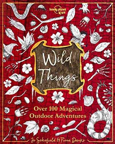 Book cover with illustrated animals, plants, and the title "Wild Things".