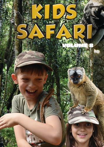 DVD cover featuring children with lemurs in a jungle setting.