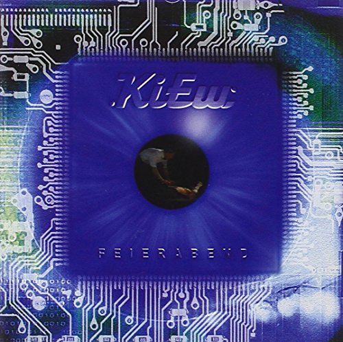 CD cover with blue circuit board background and central eye image.