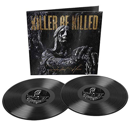 Killer Be Killed" vinyl record with dark, textured cover art and two black discs.