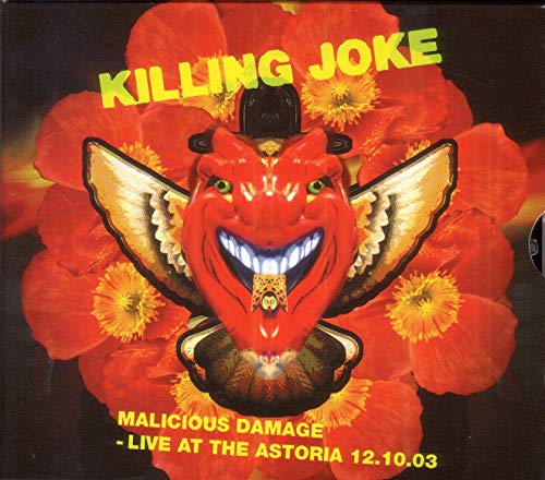 CD cover for Killing Joke’s “Malicious Damage” with a red floral design.