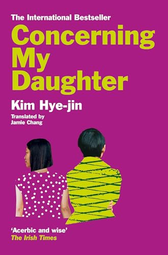 Book cover: purple background, two figures seen from the back, title “Concerning My Daughter.”