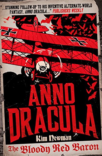 Book cover: vampire pilot in a red biplane against a dark sky.