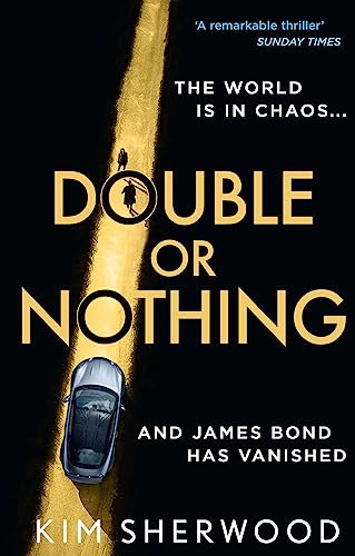 Book cover: "Double or Nothing" with a road, car, and silhouetted figures.