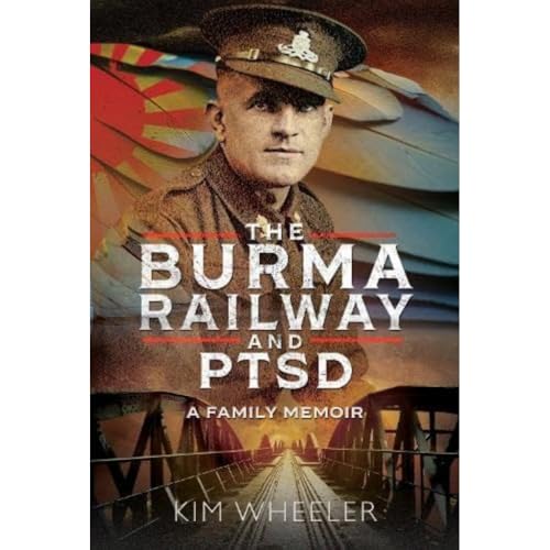 Book cover: portrait of a soldier, railway bridge, and title text.