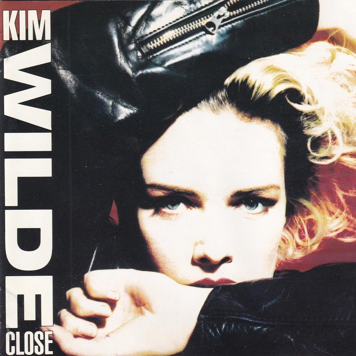 Kim Wilde album cover, “Close”, featuring a portrait of the singer.