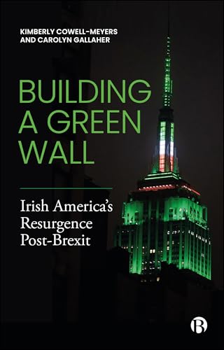 Book cover with green-lit skyscraper, title “Building a Green Wall”.