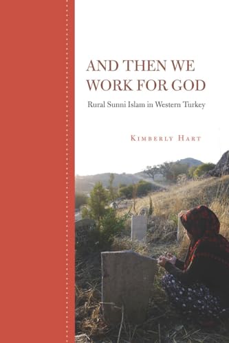 Book cover with a rural landscape and a praying woman.