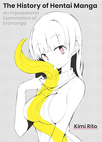 Book cover featuring a line-art anime girl with a yellow scarf on dotted background.