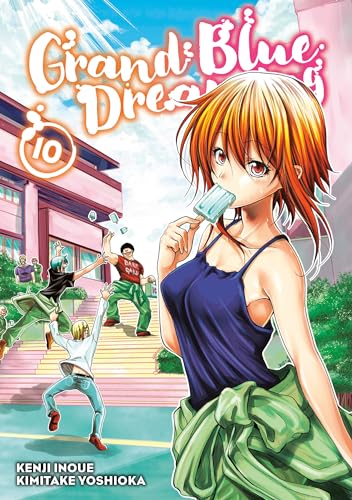 Manga volume 10 cover with a young woman eating a popsicle.