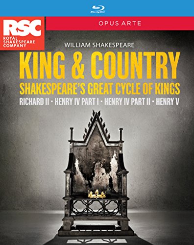 Blu-ray cover for "King & Country" featuring a throne silhouette.