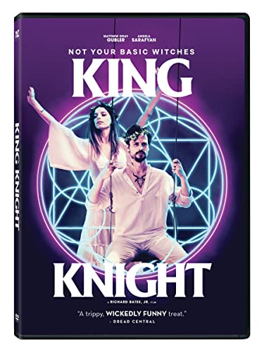 DVD cover for "King Knight" featuring two people in a glowing circle.