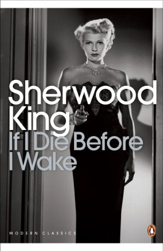 Book cover: black and white portrait of a woman in an evening gown.