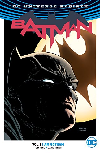 Batman graphic novel cover, featuring a shadowed portrait of Batman’s face.