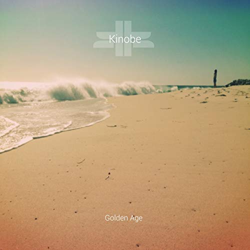 Vinyl album cover: beach scene with waves, text “Kinobe - Golden Age.”