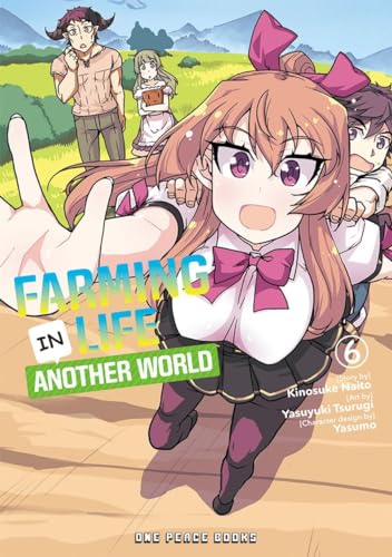 Anime-style book cover featuring characters in a rural landscape.