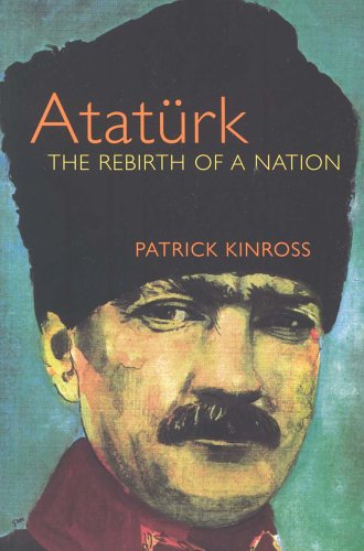 Book cover portrait of Mustafa Kemal Atatürk in military uniform and hat.