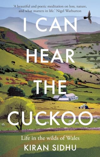 Book cover: rolling green hills, a white house, and large white text.