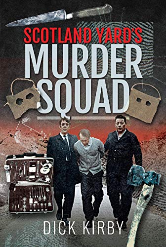 Book cover: three men, crime scene tools, and bold title text.