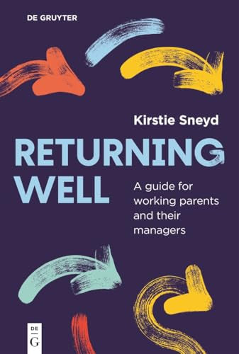 Book cover for "Returning Well" with colorful brushstroke designs.
