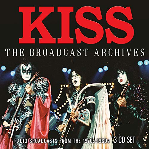Kiss album cover featuring band members in stage makeup and costumes.