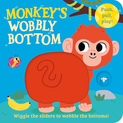Orange monkey with a large, red bottom and interactive sliders.