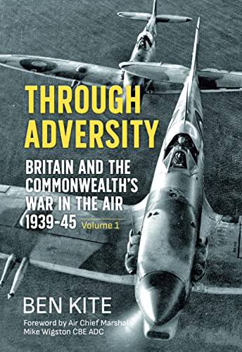 Book cover showing two vintage fighter planes flying in formation over the sea.