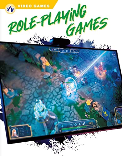 Book cover featuring a video game scene with fantasy characters.