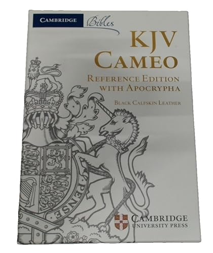 Product box for a Cambridge KJV Cameo Reference Bible with Apocrypha.