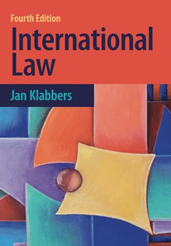 Book cover: "International Law" Fourth Edition, abstract colorful design.