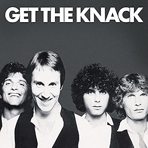 Black and white photo of four men, album cover for The Knack.