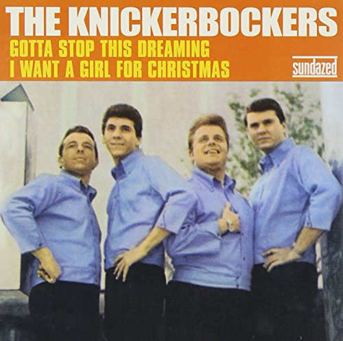 Album cover for The Knickerbockers featuring four men in blue shirts.