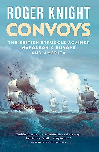 Book cover depicting sailing ships on a stormy sea, titled "Convoys.