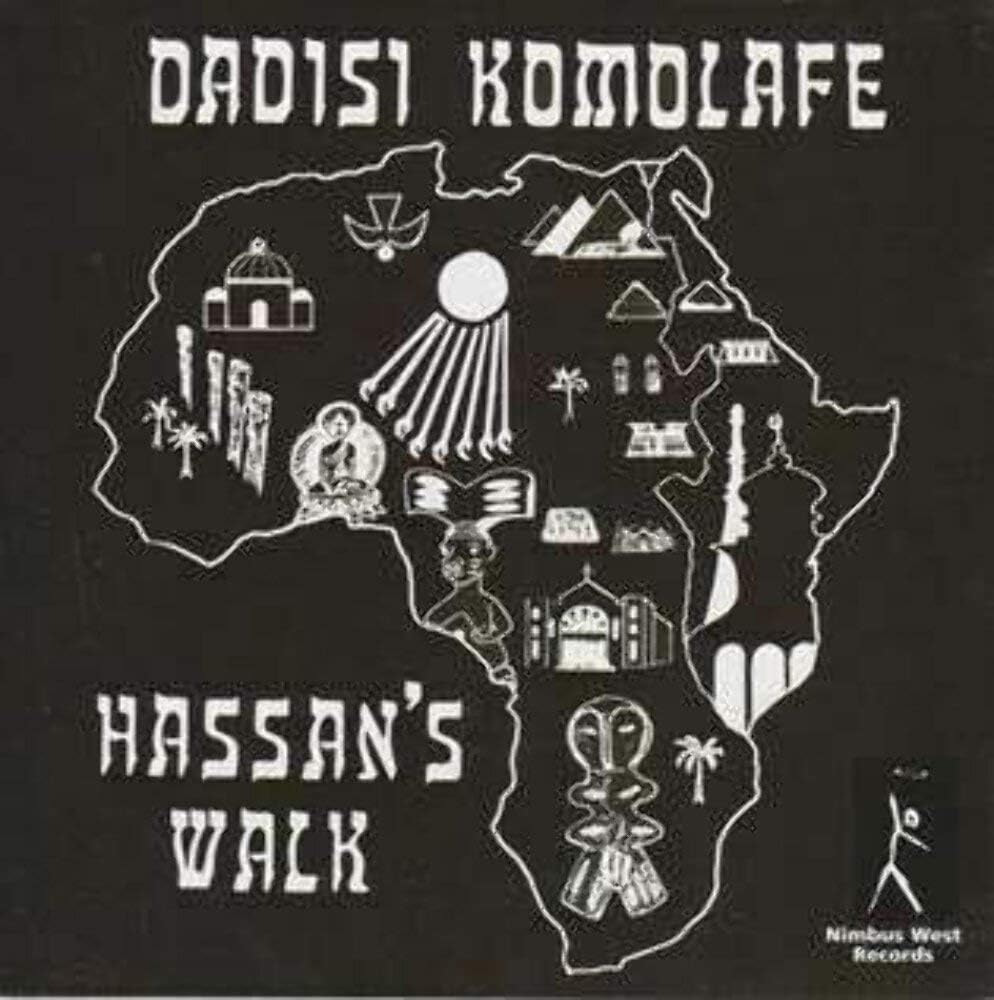 Vinyl cover featuring a map of Africa with white line drawings on black background.