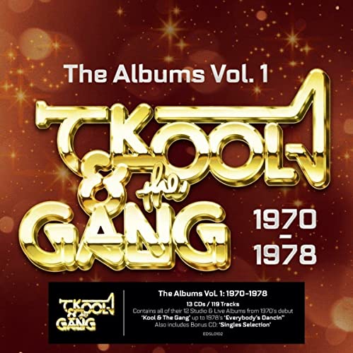 CD cover for Kool & The Gang’s “The Albums Vol. 1 (1970-1978)”.