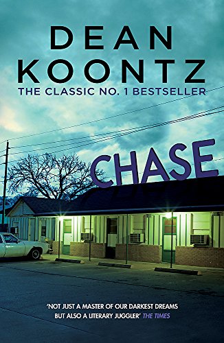 Book cover for Dean Koontz’s “Chase” featuring a motel under stormy skies.