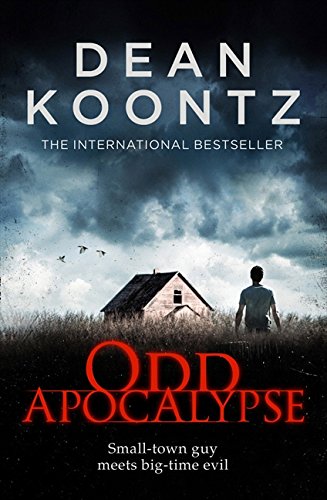 Book cover: a man stands before a dilapidated house under stormy skies.