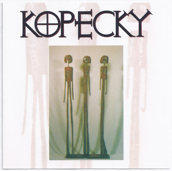 CD cover for Kopecky, featuring stylized figures against a blurred background.