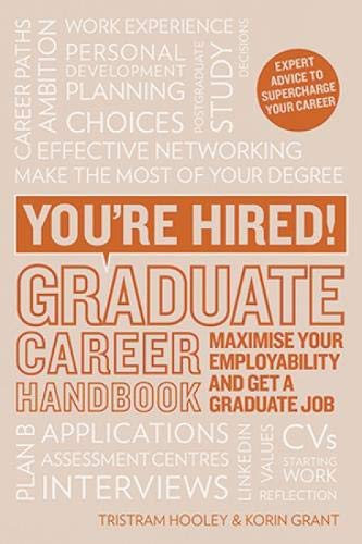 Book cover with text listing career advice for graduates.