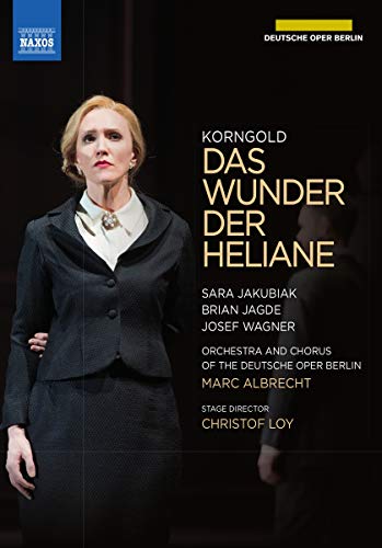 DVD cover for Korngold's "Das Wunder der Heliane" opera, featuring Sara Jakubiak.