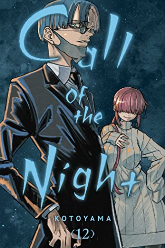 Manga cover with a man and woman against a dark background with stars.