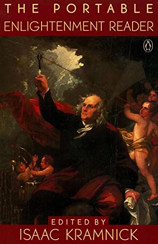 Book cover for The Portable Enlightenment Reader featuring a painting of Benjamin Franklin.