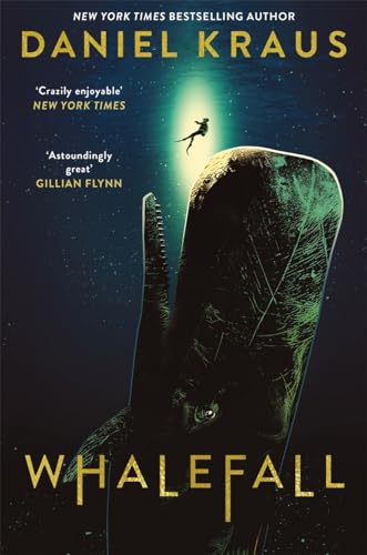 Book cover: a diver descends near a massive whale carcass.