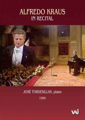 Alfredo Kraus in recital, 1984, with pianist José Tordesillas.
