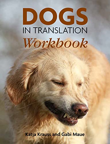 Book cover: "Dogs In Translation Workbook" featuring a golden retriever.